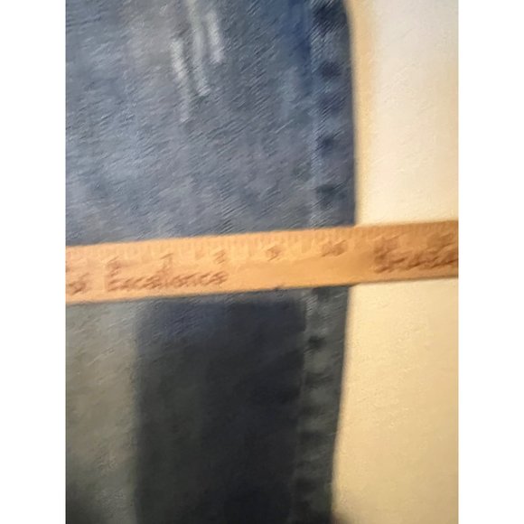 Seven7 Blue Jeans Mens 34 x 30 Straight Leg Distressed Relaxed Mid Rise - Picture 7 of 12